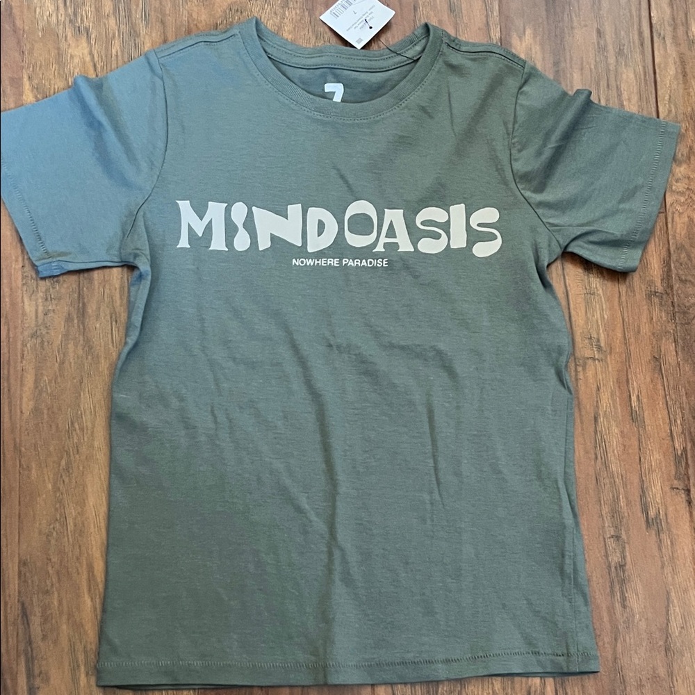 Cotton On Kids MindOasis Olive Graphic Tee
